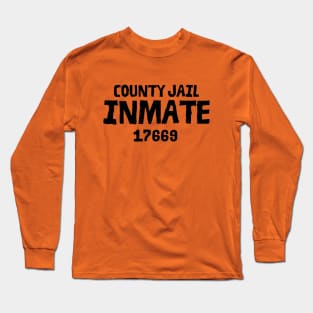 Halloween County Jail Inmate Costume Long Sleeve T-Shirt